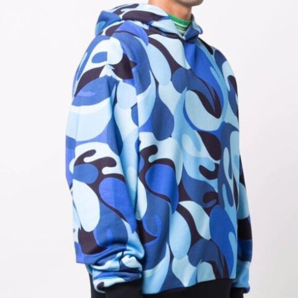 BNWT SS22 MARNI ABSTRACT CAMO HOODIE 48 & 50 & 52 - Picture 1 of 12